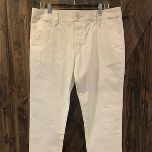 Men's white James Perse Standard 5 pocket pants